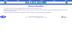 Desktop Screenshot of nacallmatrix.com